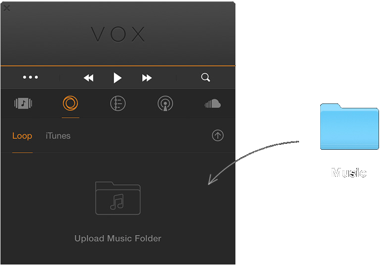 How To Use Vox Music Cloud On Macos Ios And Windows Systems Upload