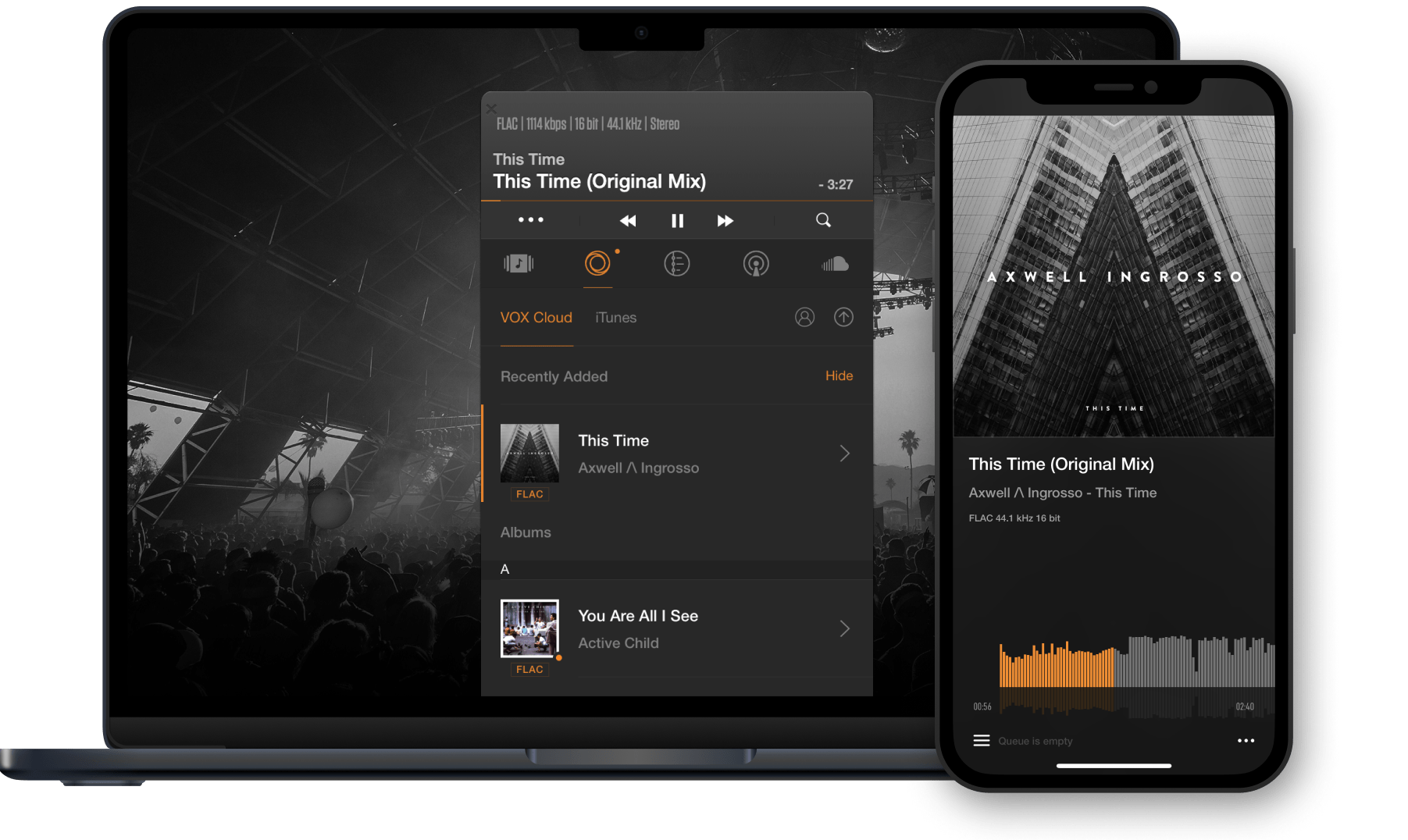 VOX Cloud for your lossless and lossy music library. Unlimited Music ...